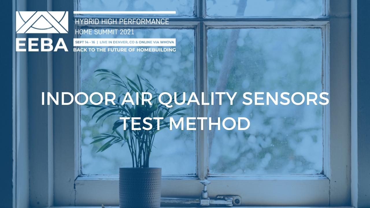 Indoor Air Quality Sensors Test Method