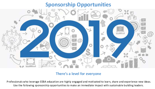 2019 EEBA Sponsorship Opportunities