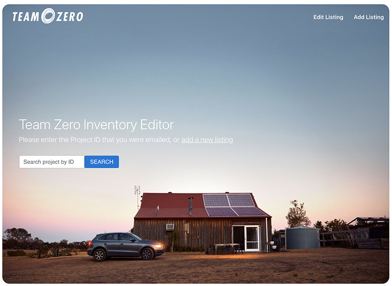 Team Zero is Looking for Your Net Zero Energy Project